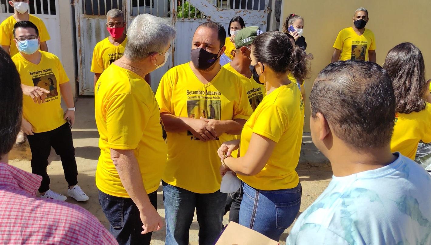 CAPS de Itanhém realiza carreata para Campanha Setembro Amarelo, de prevenção ao suicídio