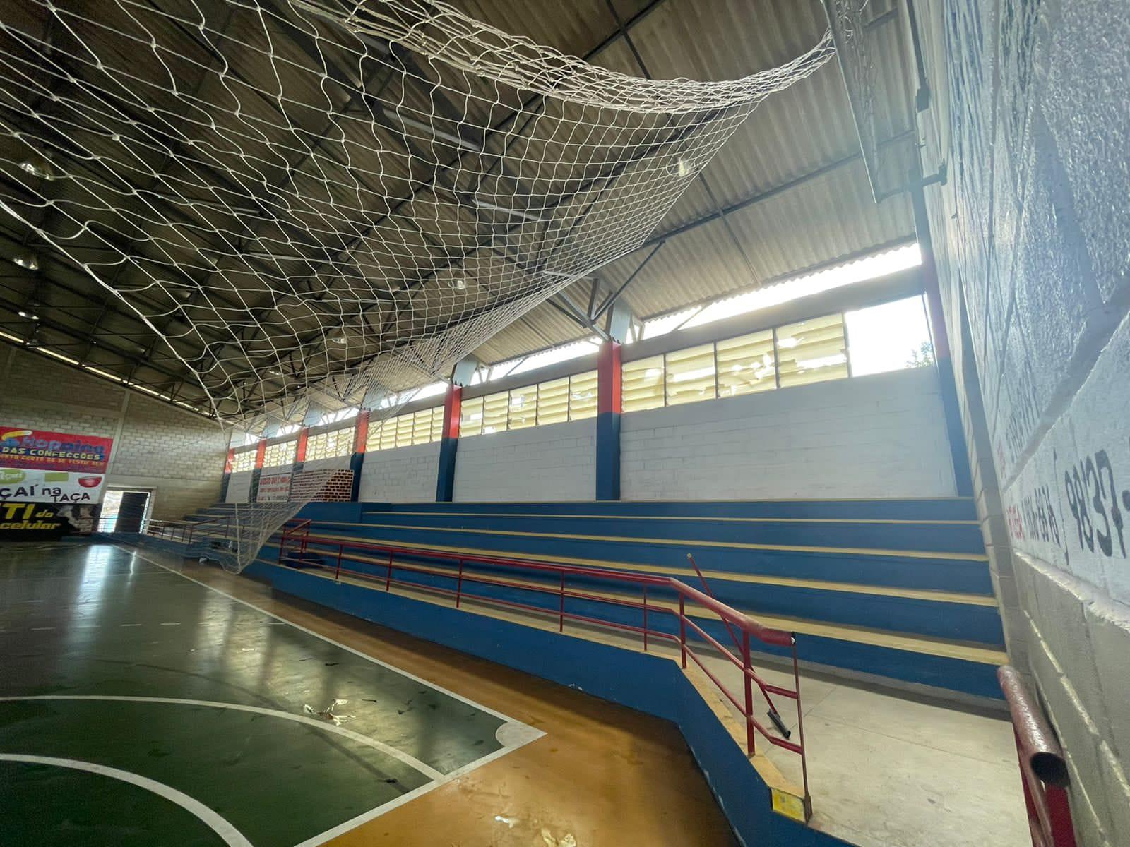 Ginásio de Esportes passa por reforma e modernização; Copa Comércio de Medeiros Neto terá início neste sábado, dia 7