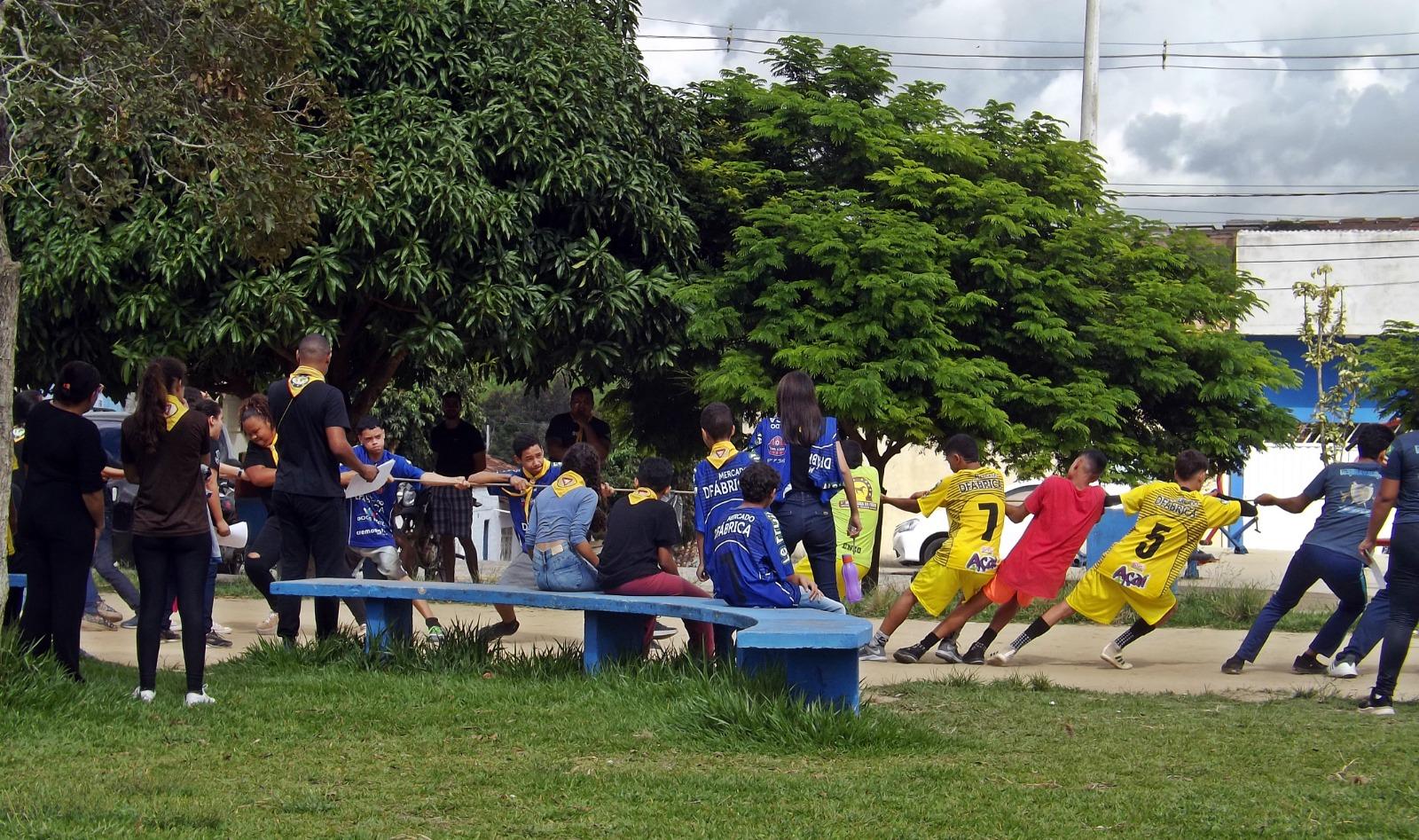 Clubes de desbravadores da região realizam o 1º Olimpori em Medeiros Neto