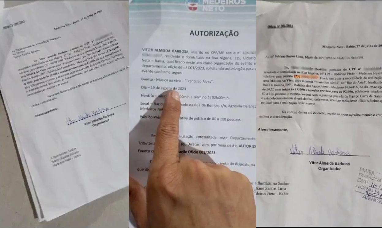 Medeiros Neto: proprietário esclarece sobre funcionamento de bar na Balança dos Fazendeiros